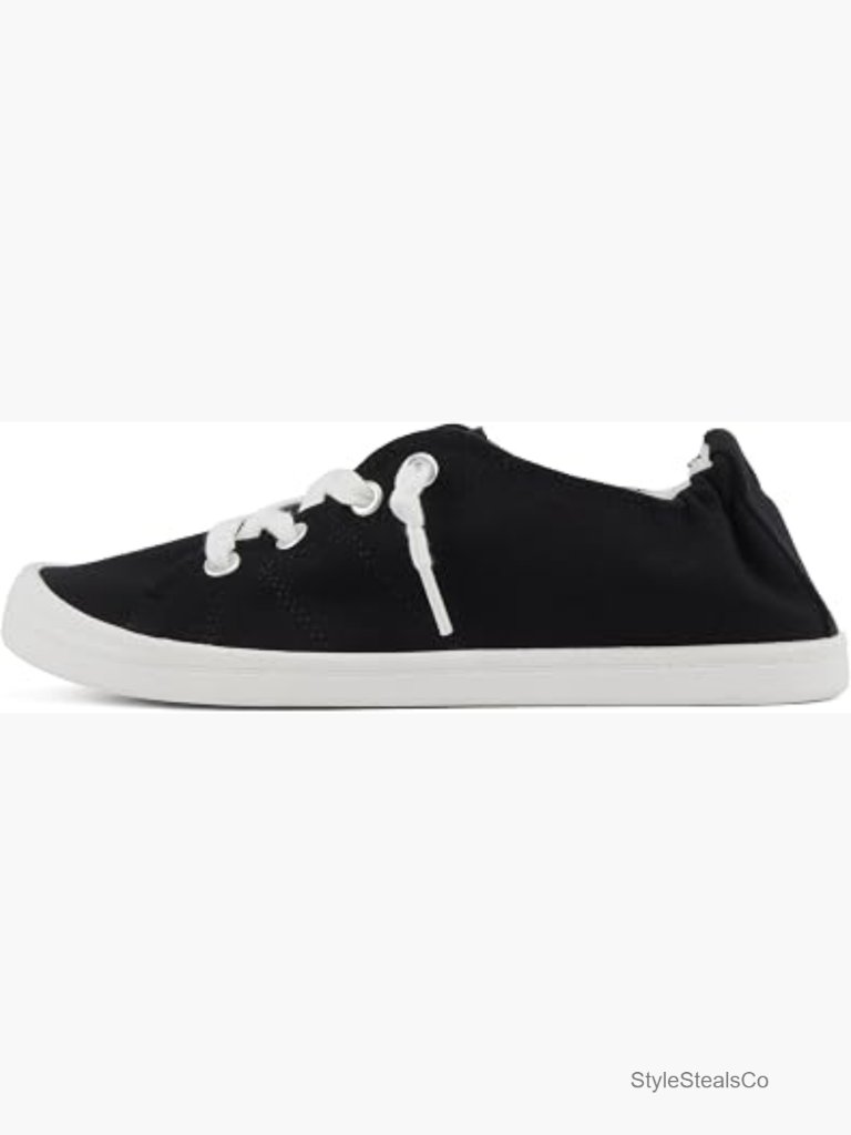 Slip On Sneakers Lace Up Loafers Memory Foam Insole Comfort Flat Shoes